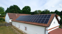 Fotovoltaická elektrárna na Příbramsku