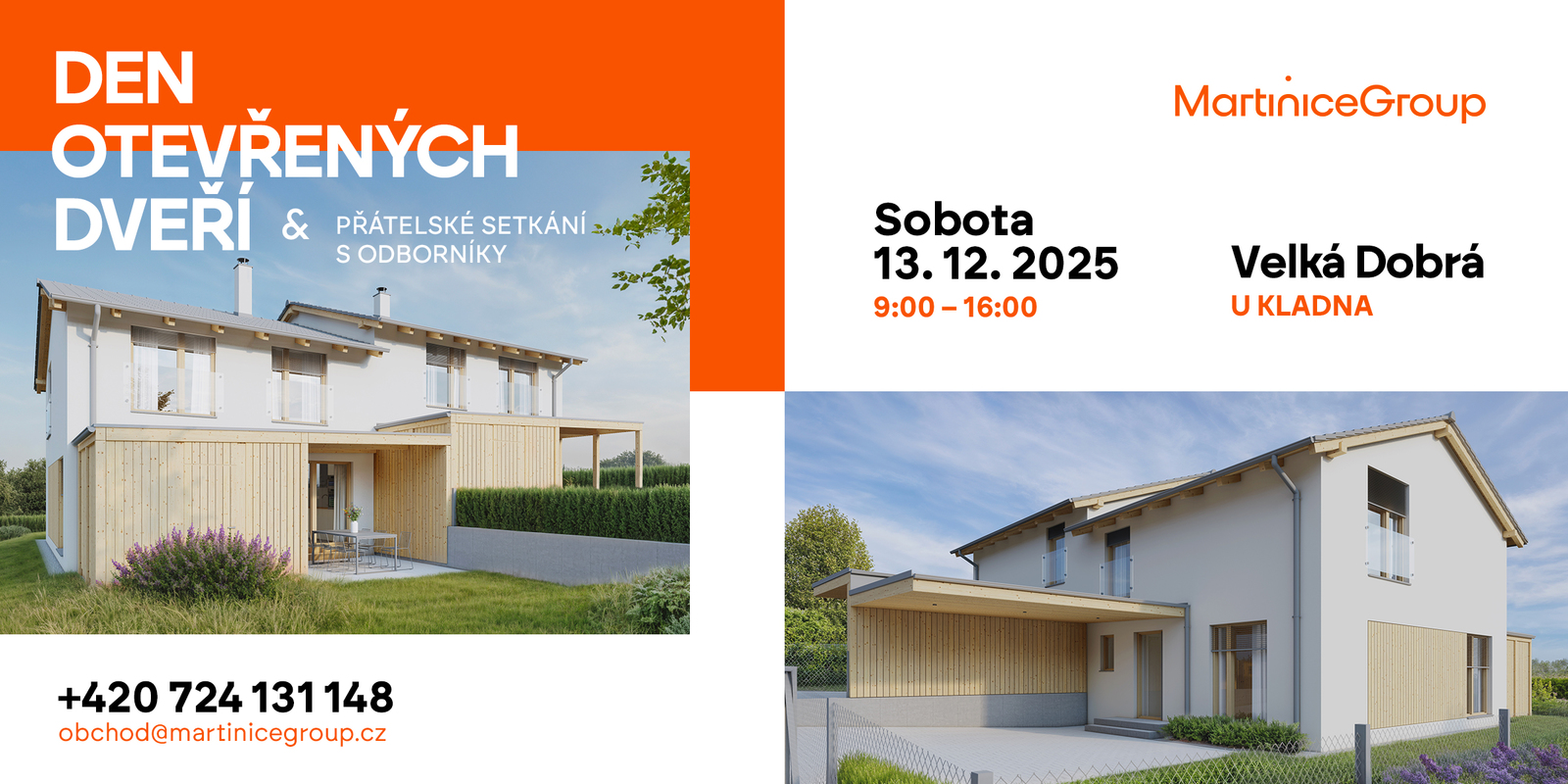 Den otevřených dveří 12/2025 Martinice Group